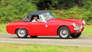 Driving my 1969 MG Midget at Curborough Sprint Course!