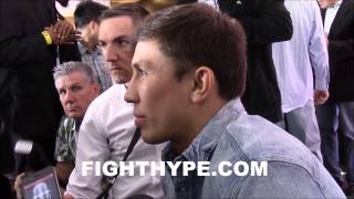 GENNADY GOLOVKIN SAYS HE CAN MAKE 154 FOR MAYWEATHER OR PACQUIAO: \\