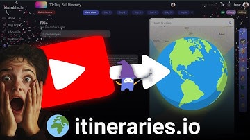 YouTube video to Itinerary in just one click