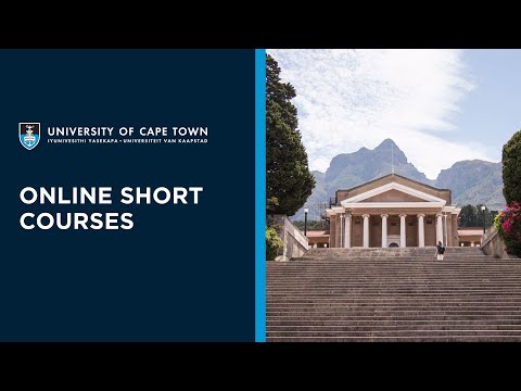 University of Cape Town Online Short Courses | Portfolio Trailer