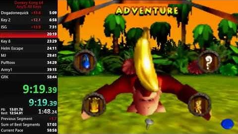 Donkey Kong 64 Any% All Keys 58:08