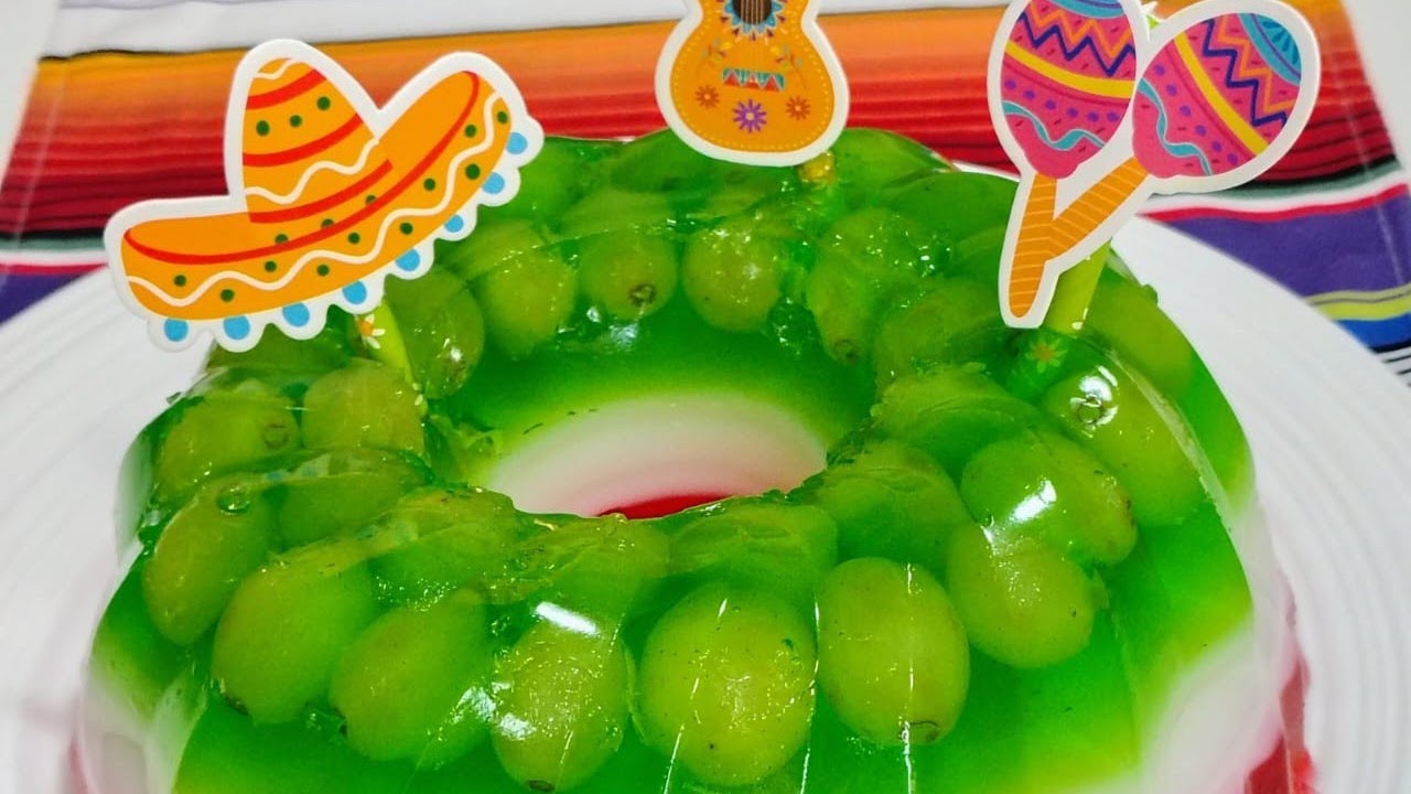 Gelatina Tricolor. Fiestas patrias!!! #vivaMéxico 