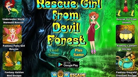 Wow Rescue Girl from Devil Forest Walkthrough [WowEscape]