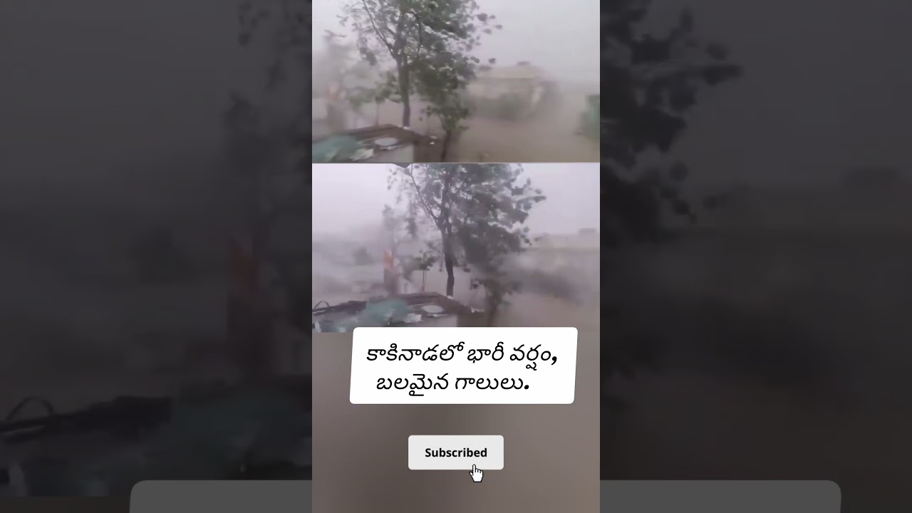 ఆంధ్రప్రదేశ్‌లో భయంకరమైన వర్షాలు 🌧️ | Heavy Rains in Andhra Pradesh | Flood Alert 🚨