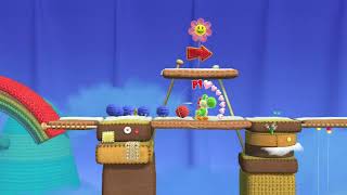 WORLD 3-7 - Fanciful Fluff and Feathers | Yoshi's Woolly World | Walkthrough, Gameplay, Wii U