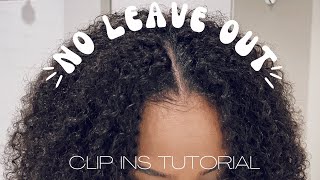 NO LEAVE OUT KINKY CURLY CLIPINS | Natural Hair Goals | @kinkistry ClipIns