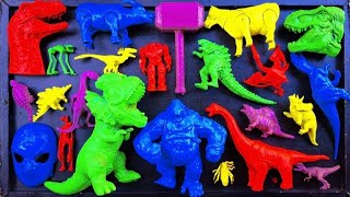 Dinosaurs Jurassic World Dominion:T-Rex, Siren Head, King kong, Giganotosaurus, Godzilla, Skibidi