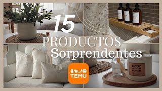 15 PRODUCTOS SORPRENDENTES de TEMU  | LIMPIEZA, DECORACIÓN y ORGANIZACIÓN | @myhomedesignbyyaiza