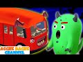 Wheels on the bus halloween special 3d songs for kids in hindi