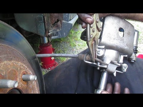 How to replace a brake caliper and bleed the brakes afterwards