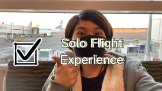 Solo Flight as an International Student in Canada | Flight experience and Tips! | kriste_lyka
