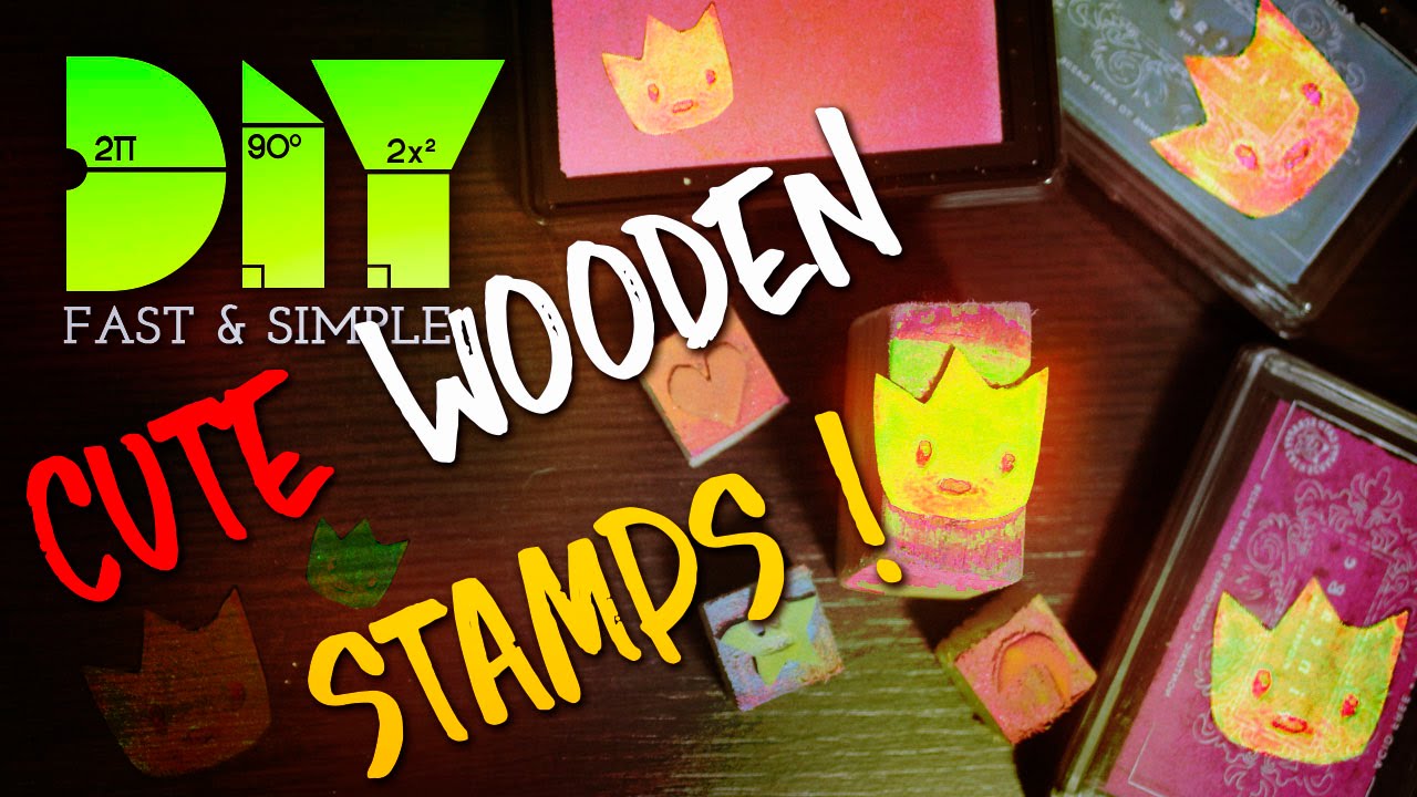 LEARN HOW TO MAKE : AMAZING WOODEN STAMP | DIY! | FULL HD - YouTube