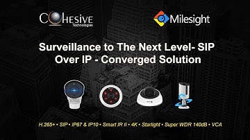 Surveillance to The Next Level- SIP Over IP - Converged Solution