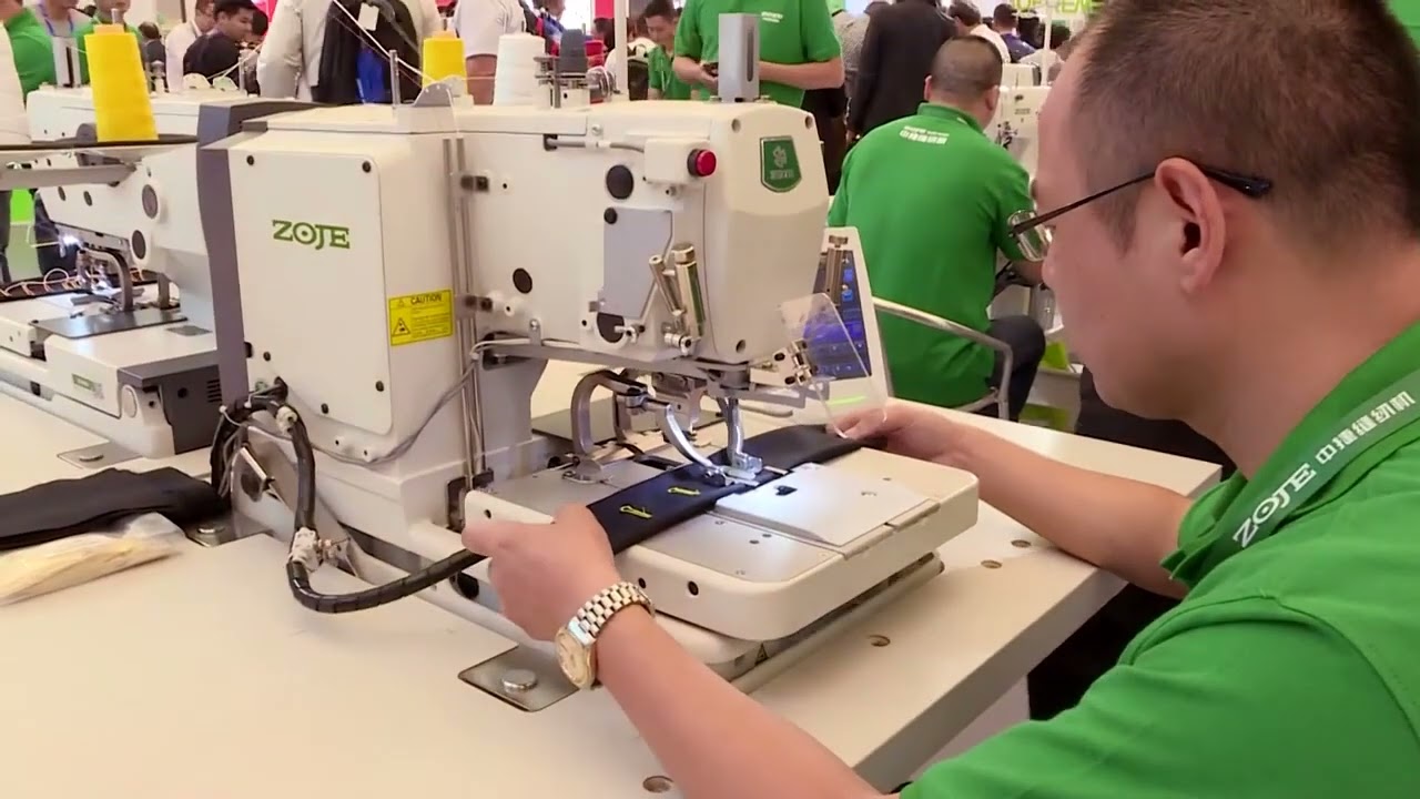 zj-5822 zoje Eyelet button hole machine