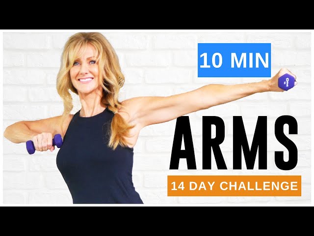 10 Minute Tone Your ARM Workout With WEIGHTS For Women Over 50! class=