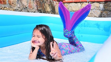 Juegos divertidos para niños. ¡Selín entrega sus dientes y se convierte en una sirena!
