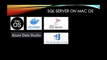 SQL Server on MAC OS - Part 1 - Installing Docker Image using Volumes