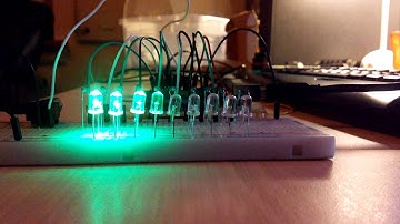 Arduino sound reactive Vu meter with Minijack - + Schematic and code