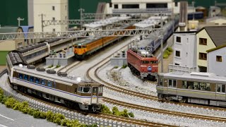 EF81・24系日本海が活躍した頃のJR京都線をNゲージで楽しむ！N scale model railroad layout