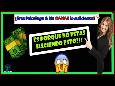 Video: Cómo Ganar Dinero Para Un Psicólogo