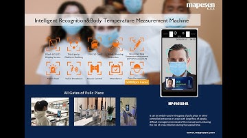 2020 Mapesen NEW AI Face Recognition Body Temperature Detecting Machine