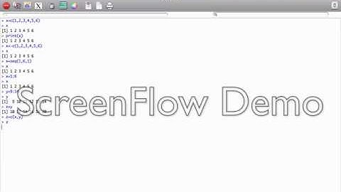 video tutorials for R (part 1)