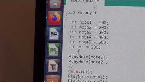 Arduino Learn how to play musical notes using piezo-electric Buzzer