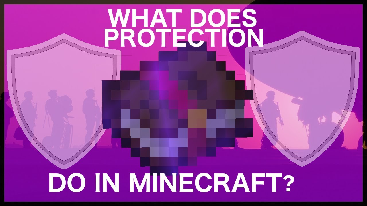 Minecraft Protection Enchantment Explained - YouTube