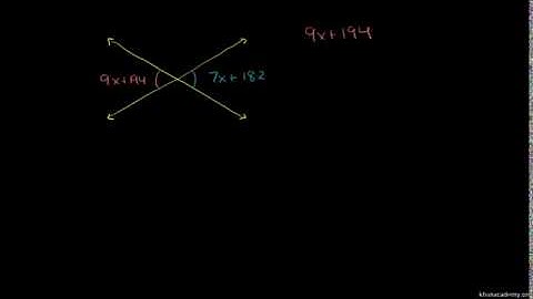 Using algebra to find the measure angles