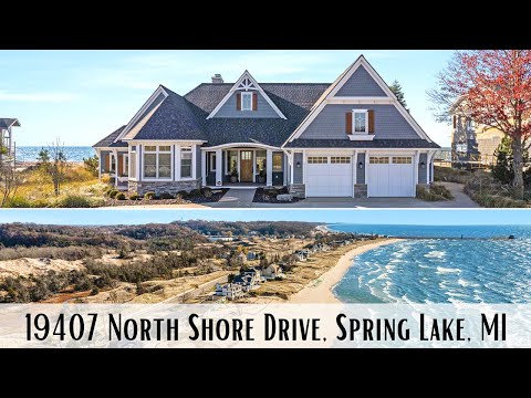 19407 North Shore Drive, Spring Lake, MI home video tour