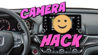REAR VIEW CAMERA HACK for 2018 2019 Honda Accord All Models!