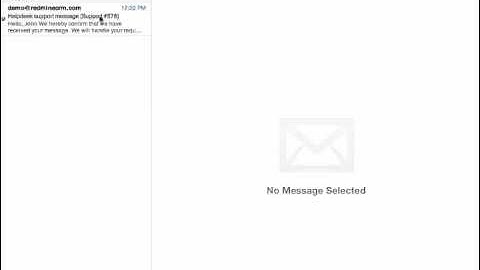 Redmine Helpdesk plugin