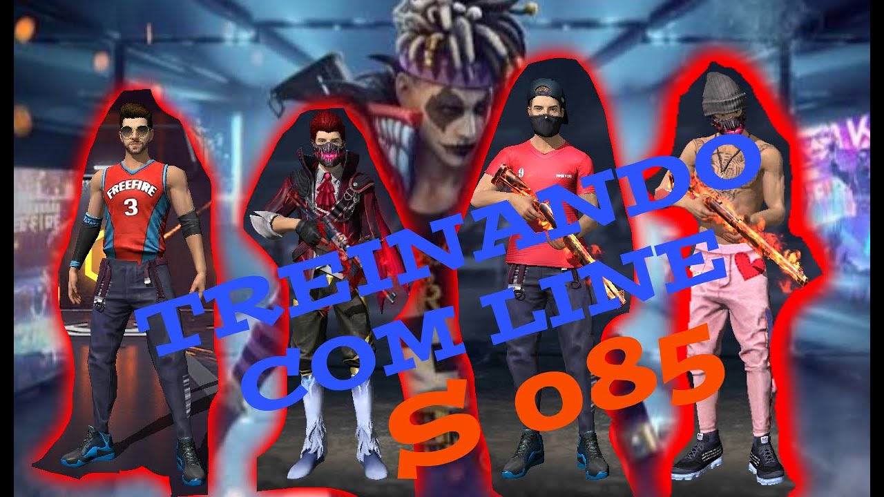 🔴FREE FIRE🔴AO VIVO TREINANDO COM LINE 