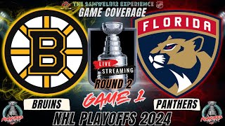 Live: Boston Bruins vs. Florida Panthers LIVE NHL hockey Playoffs Game 1