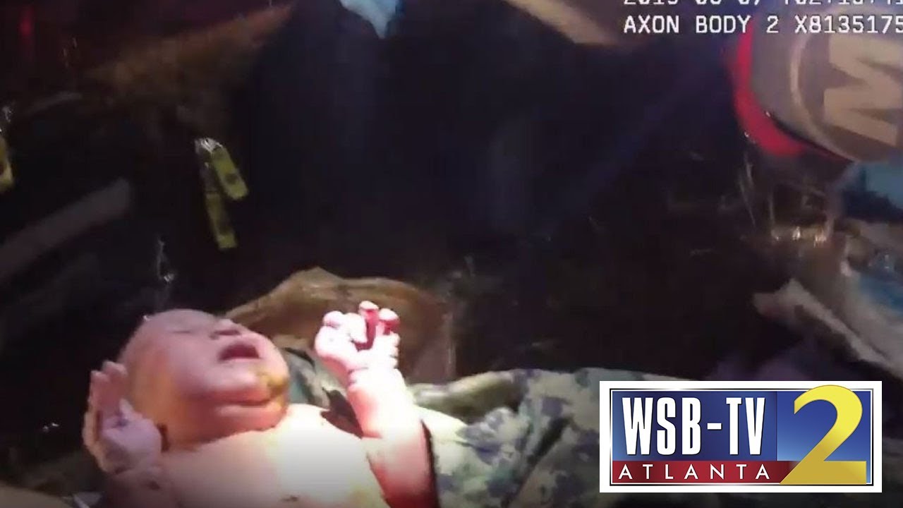 georgia newspaper project RAW: Video shows moment deputies found newborn baby wrapped in plastic bag
