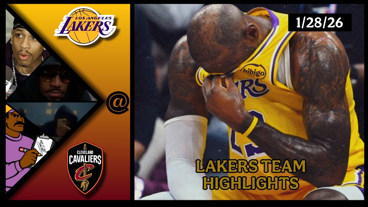Lakers Team Highlights @ Cavaliers reaction W/ Coaches Den - YouTube