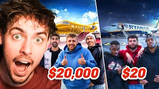 Reacting to SIDEMEN $20,000 VS $20 PLANE TICKETS