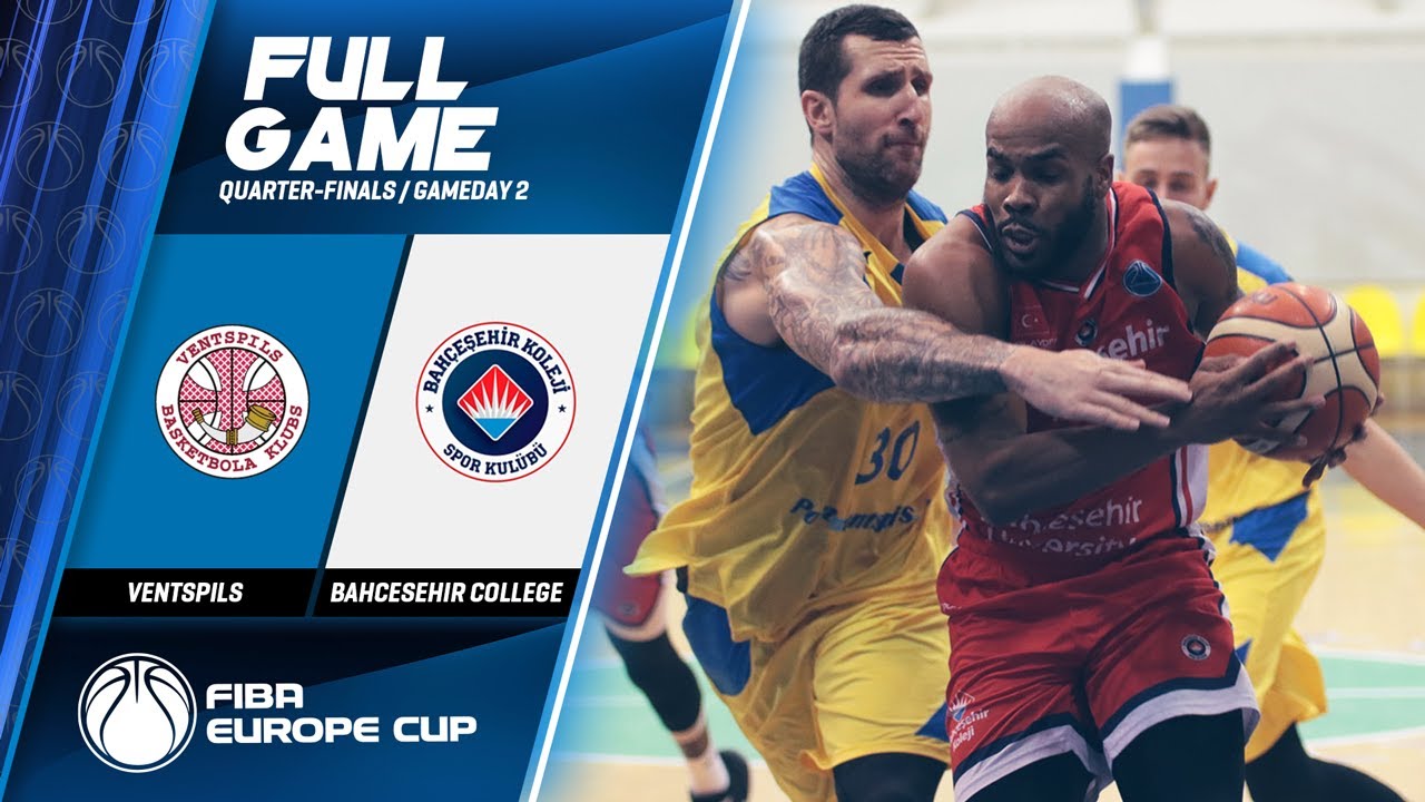 Ventspils v Bahcesehir College - Full Game - FIBA Europe Cup 2019