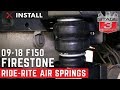 2015-2018 F150 Firestone Ride Rite Rear Air Spring Kit Install