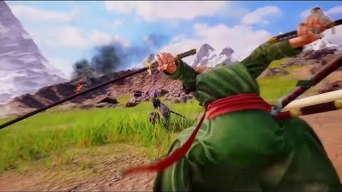 Jump Force: Zoro VS Sasuke - Gameplay Trailer 2018 (4K)
