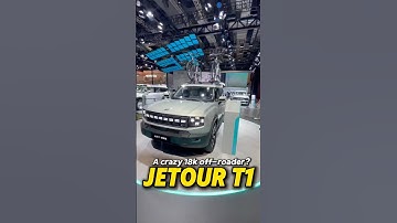 I’m not crazy but this Chinese automaker! #auto #cartech #jetour #chery #cardesign #offroader