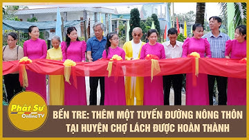 Bến Tre: Thêm một tuyến đường nông thôn tại huyện Chợ Lách được hoàn thành