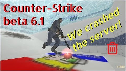 The Counter-Strike beta 6.1 server crashed... :D #short #shorts