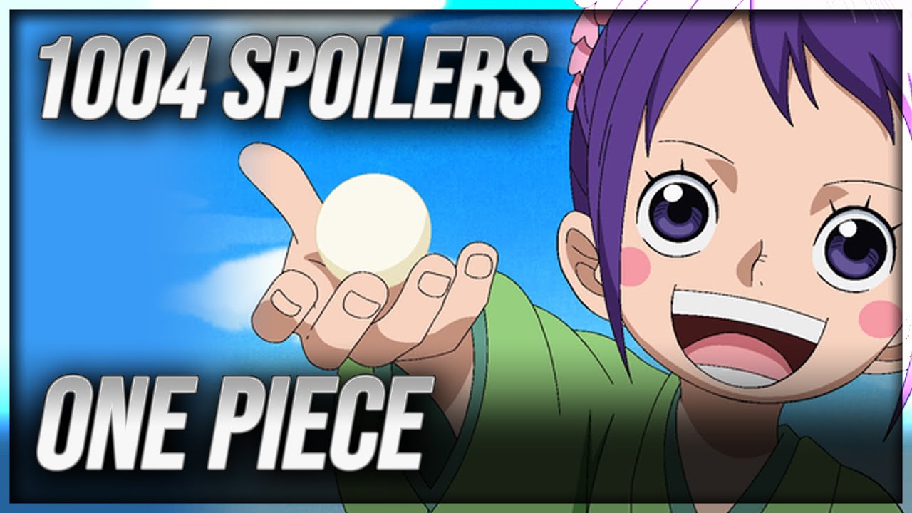 One Piece Manga Chapter 1004 Spoilers Kibi Dango Youtube