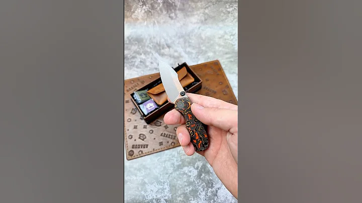 Arakun Knives Custom Fold: Collectible Pocket Knife Art#edcknife #edc