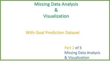 Missing Value Analysis. Visualization of Missing values. Missing value EDA. missingno