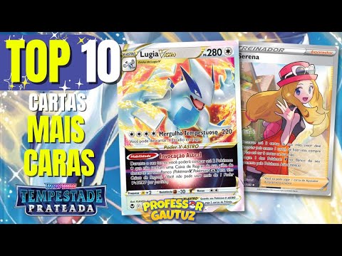 TOP 10 CARTAS MAIS CARA - Tempestade Prateada Pokémon TCG 
