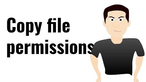 Linux copy file permissions