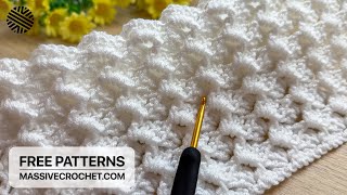 Effortless Elegance! 🤍 Easy Crochet Baby Blanket Pattern for Beginners
