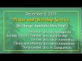 Praise and worship 208dec2019